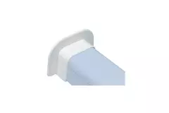 Climaplus luftkonditioneringskanal Väggrosett plan 125 x 75mm RAL 9010 VIT