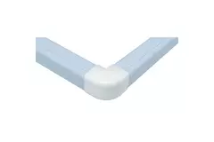 Climaplus luftkonditioneringskanal Utvändig böj 70x55mm RAL 9010 VIT
