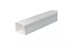 Climaplus luftkonditioneringskanal 1,5m kanal 70x55mm RAL 9010 VIT