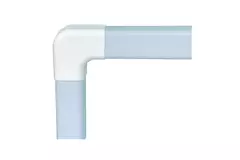 Climaplus luftkonditioneringskanal Platt 90x65mm RAL 9010 VIT