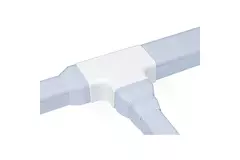 Climaplus luftkonditioneringskanal T-stycke för kanal 90x65mm RAL 9010 VIT
