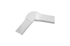 Climaplus luftkonditioneringskanal Justerbar böj 90x65mm RAL 9010 VIT