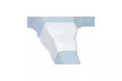 Climaplus luftkonditioneringskanal Rutt 90x65 - 70x55mm RAL 9010 VIT