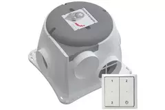 Zehnder ComfoFan Silent-paket 460 m³/h + RFZ-styrning – jordad kontakt