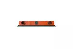 Ergovent putsbar ramlös linjär ventilationsgaller 1000 mm med anslutningsdiameter 75 mm – profil