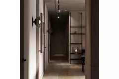 Ergovent ramlös spaltdiffusor 1050 mm med anslutningsdiameter 90 mm - modulär - 1 slits