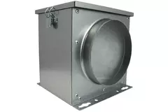 Ruck luftfilterbox med filter av fibermatta Ø 125 (FV 125)