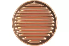 Runt ventilationsgaller av metall Ø 160 mm koppar - MR160Cu
