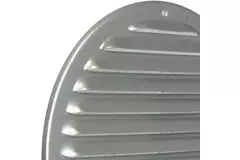 Ventilationsgaller i metall runt Ø 200 mm zink – MRZN