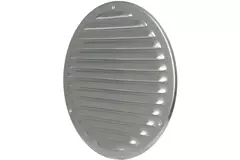 Runt ventilationsgaller av metall Ø 125 mm zink - MR125ZN
