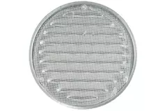Runt ventilationsgaller av metall Ø 125 mm zink - MR125ZN
