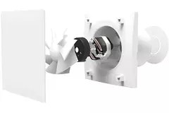 Tystgående badkamerventilator Mute Ø 100 mm - Timer och fuktsensor - Vent Axia Mute 100 HTN