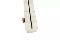 Ergovent ramlös spaltdiffusor 1050 mm med anslutningsdiameter 75 mm - modulär - 1 slits