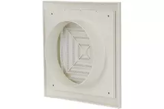Takdiffusor fyrkantig 190x190 diameter: 125, vit  - ND12G
