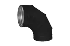 Spiralböj 250 mm 90 graden (sendzimirförzinkat) RAL9005