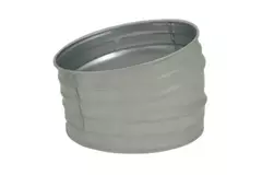 Spiralböj 250 mm 15 graden (sendzimirförzinkat) RAL7035