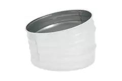 Spiralböj 100 mm 15 graden (sendzimirförzinkat) RAL9010