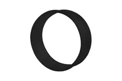 Spiralformat anslutningsstycke till rör 400 mm (sendzimirförzinkat) RAL9005