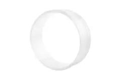 Spiralformat anslutningsstycke till rör 125 mm (sendzimirförzinkat) RAL9010