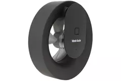 Badrumsfläkt Svara med timer, fukt- och ljussensor 100–125 mm (appstyrd) SVART
