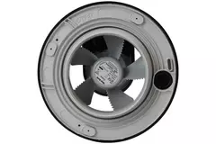 Badrumsfläkt Svara med timer, fukt- och ljussensor 100–125 mm (appstyrd) SVART