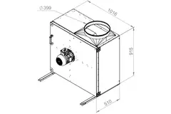 Boxfläkt rökgas F400 - MPS 500 D4 F4 30