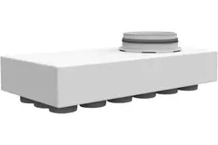 Vent-Axia Uniflexplus huvudfördelare 18 x Ø 69 mm bottenanslutning med tapp Ø 180 mm