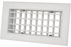 Vent-Axia Uniflexplus galler med justerbara lameller 200x100 för väggsolfångare