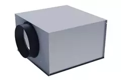 Perforerad justerbar takdiffusor för tillförsel 594x594 – isolerat plenum anslutning på sidan – diameter 160 mm