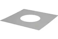 Fyrkantig täckplatta, diameter 600 mm I304 (D0,6)