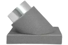 Thermoduct 90 grader förbindningsstycke / hylsa 80 mm
