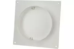 Rund väggplatta av plast med bakspjäll, diameter: 150 mm - AFV150