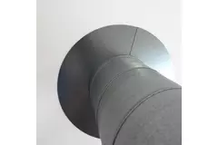 Avslutande rosett Ø 355 mm sendz. förzinkad (2 delar)