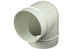 Rund 90° böj av plast, diameter: 150 mm AL150-90