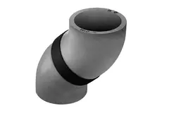 Isolerad böj EPS 45° diameter 125 mm