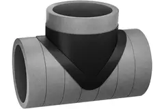 Isolerat T-stycke EPS diameter 125 mm