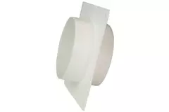 Rund väggplatta av plast, diameter: 125 mm - AFS125