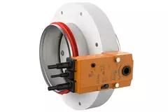 Brandspjäll rund kompakt 100 mm servomotor 24V - E-FDC DD M24 D100