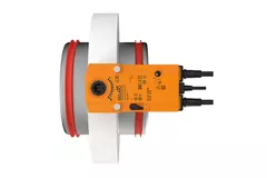 Brandspjäll rund kompakt 200 mm servomotor 24V - E-FDC DD M24 D200
