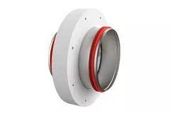 Brandspjäll rund kompakt 200 mm servomotor 24V - E-FDC DD M24 D200