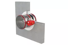 Brandspjäll rund 200 mm servomotor 230V - E-FDC25 D200 M230S