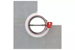 Brandspjäll rund 200 mm servomotor 230V - E-FDC25 D200 M230S