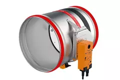 Brandspjäll rund 100 mm servomotor 230V - E-FDC25 D100 M230S