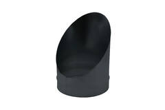 Rörgaller diameter 150 mm 45 grader (förzinkad) RAL7016