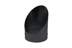 Rörgaller diameter 100 mm 45 grader (förzinkad) RAL7016