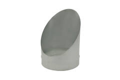 Rörgaller diameter 160 mm 45 grader (sendzimirförzinkat) RAL7035