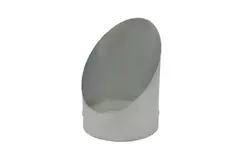 Rörgaller diameter 100 mm 45 grader (sendzimirförzinkat) RAL7035