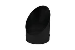 Rörgaller diameter 160 mm 45 grader (förzinkad) RAL9005