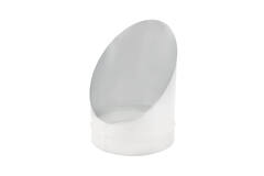 Rörgaller diameter 250 mm 45 grader (sendzimirförzinkat) RAL9010