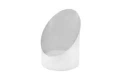 Rörgaller diameter 125 mm 45 grader (sendzimirförzinkat) RAL9010